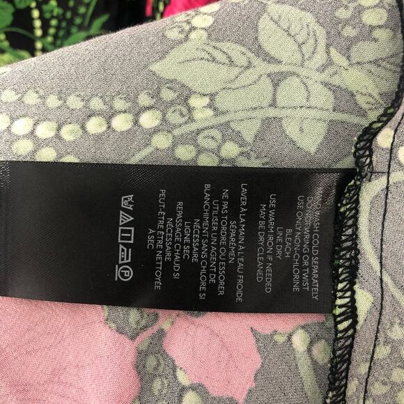 Anthropologie Maeve Floral Ruched Midi Dress Multicolor Size US 6 - Picture 11 of 12